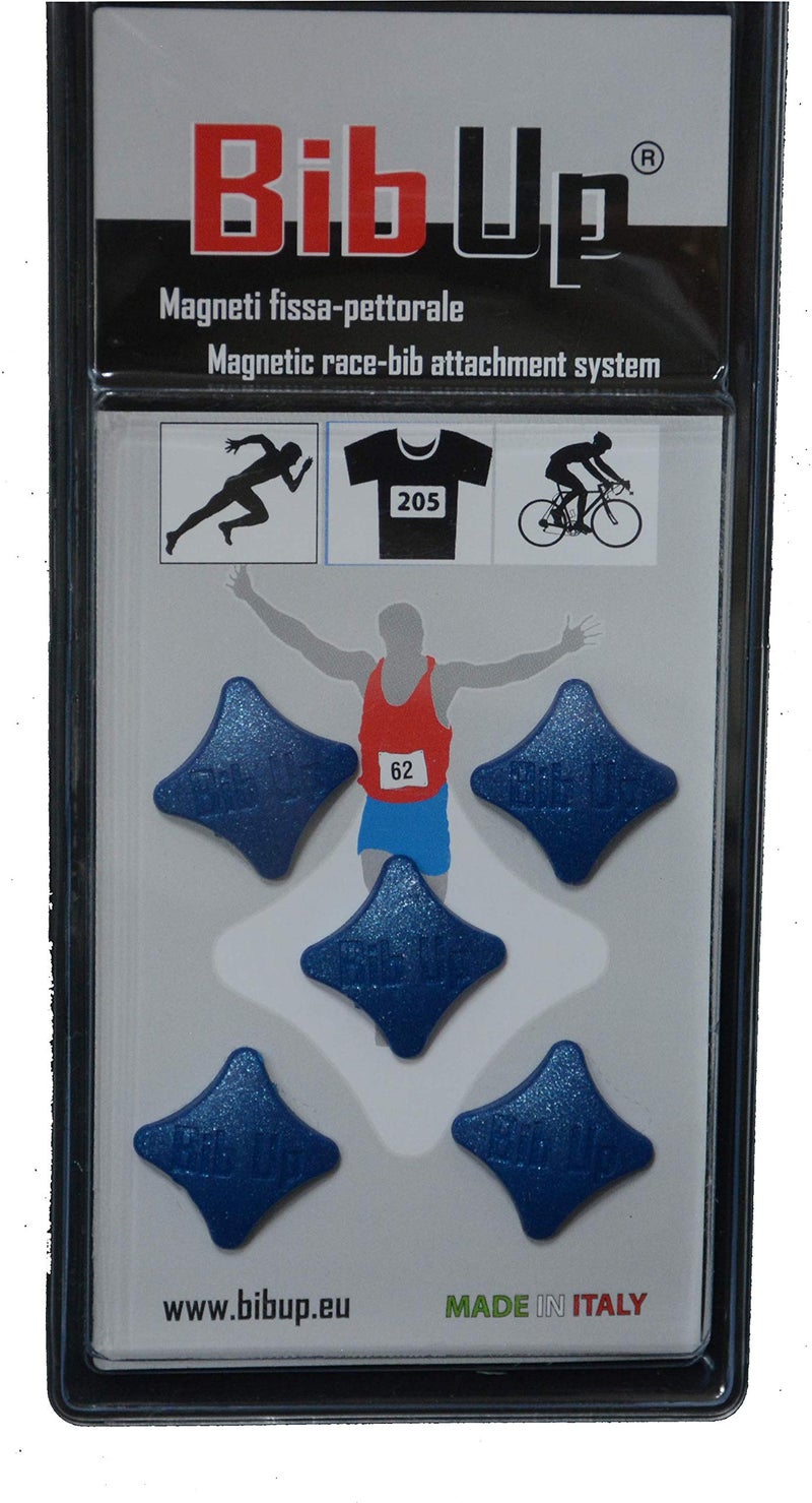 BIBUP Magnetic Race Number Attachment System (BLU Glitter) - Image 3